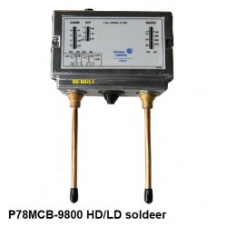 P78MCB-9800 Johnson Controls Controlador de pressão de baixa pressão/alta pressão solda