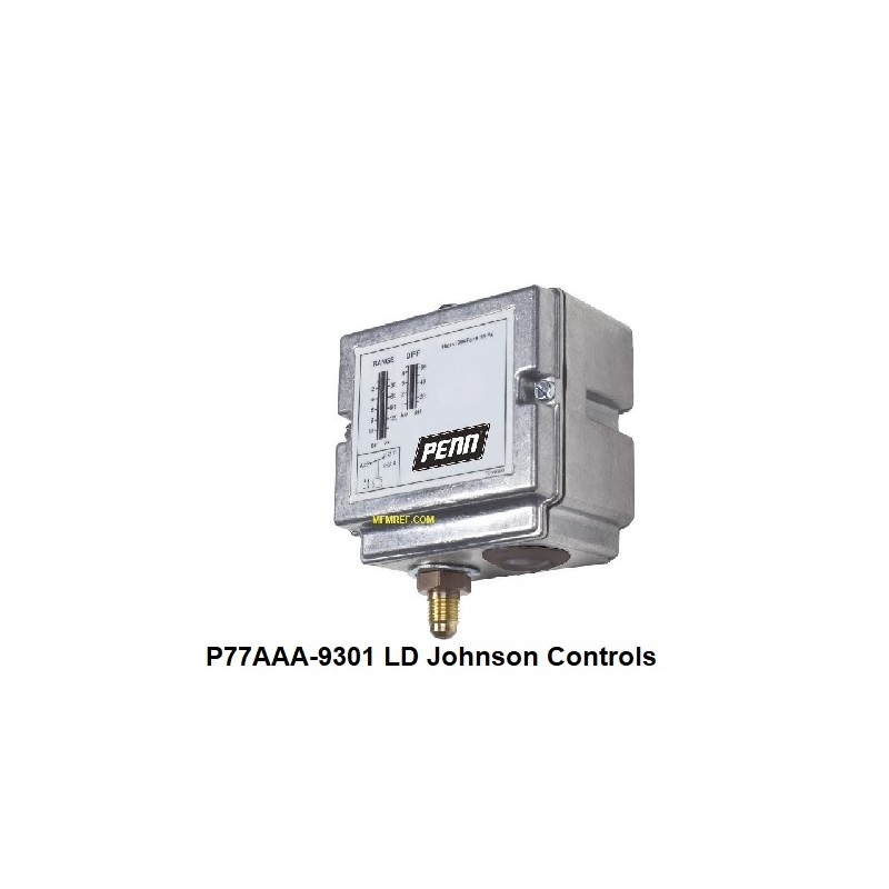 Johnson Controls P77AAA-9301 interruptores de pressão baixa 1,0 /1 bar
