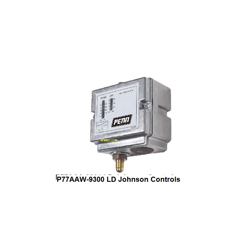P77AAW-9300 Johnson Controls presostato  baja presión -0,5 / 7 bar