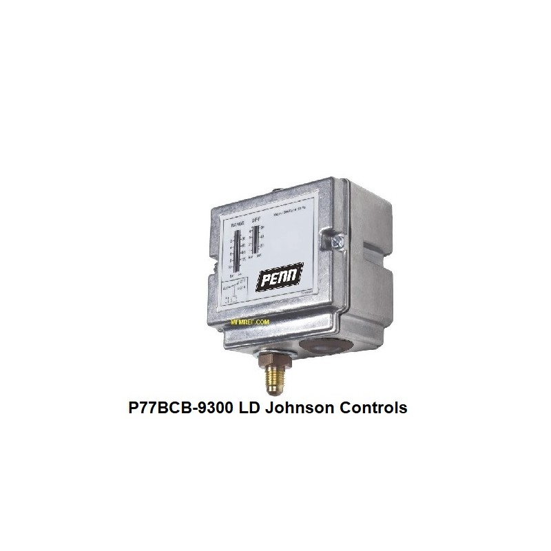 P77BCB-9300 Johnson Controls interruptores de pressão baixa -0,5 /7bar