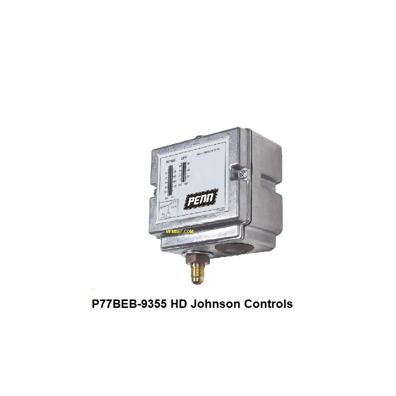 P77BEB-9355 Johnson Controls pressostat haute pression 3-42bar