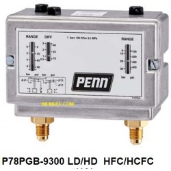 P78PGB-9300 Johnson Controls HFC-HCFC -0.5-7bar /3-30 Bar conmutadores