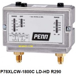 P78XLCW-1800C Johnson Controls combinato di interruttori a bassa-alta pressione R290