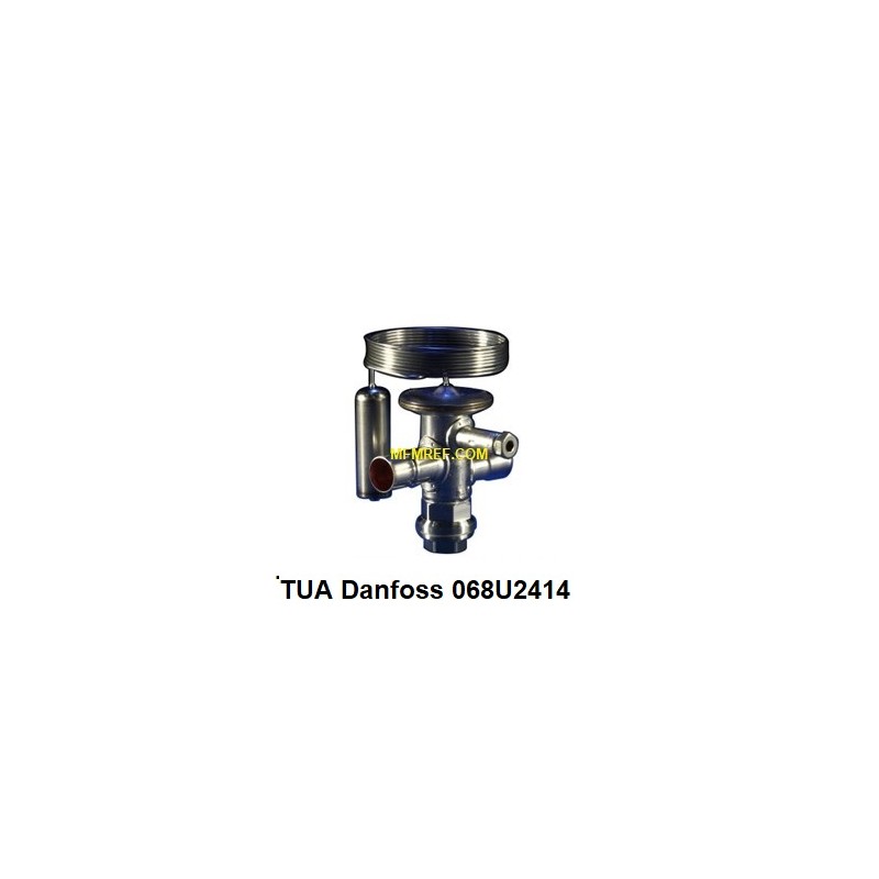TUA Danfoss R410A 3/8x1/2 válvula de expansão termostática 068U2414