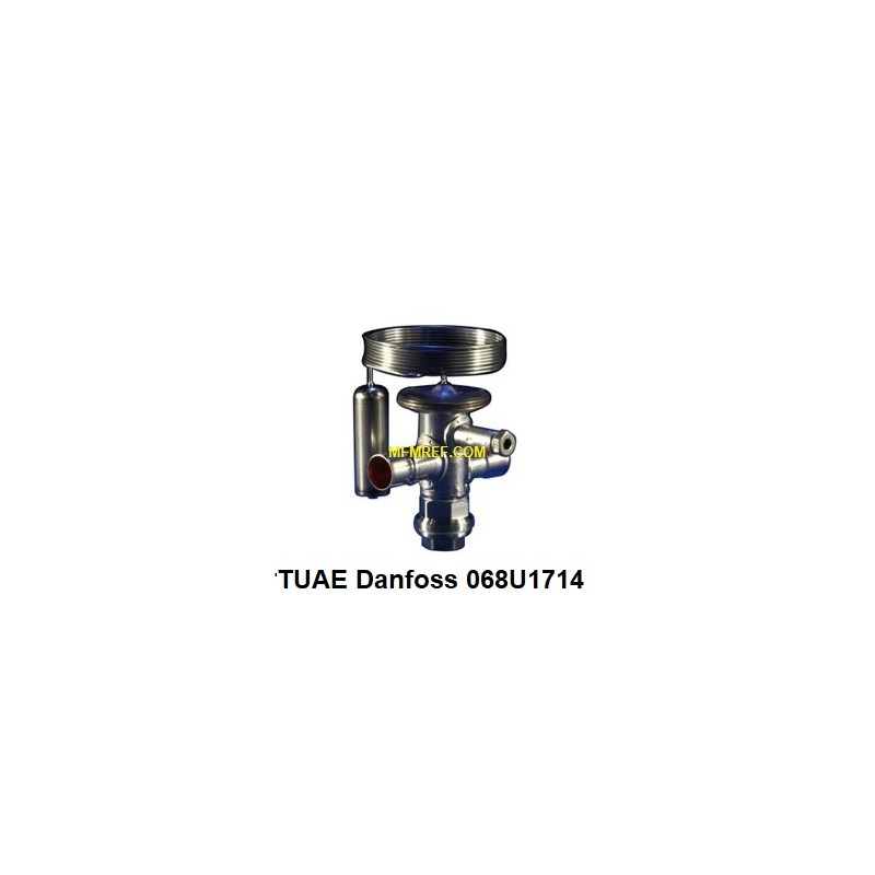 TUAE Danfoss R410A 3/8 x1/2 válvula termostática de extensión 068U1714