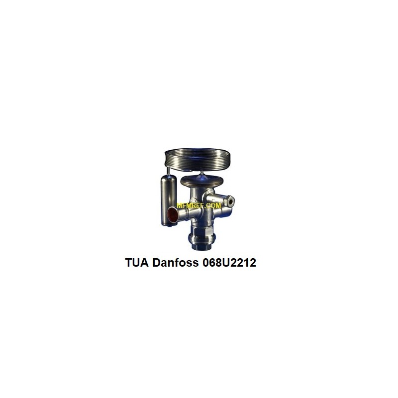TUA Danfoss R134a 1/4 x 1/2 thermostatic expansion valve 068U2212