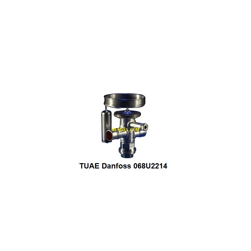 Danfoss TUAE R134a 1/4 x1/2 thermostatic expansion valve 068U2214