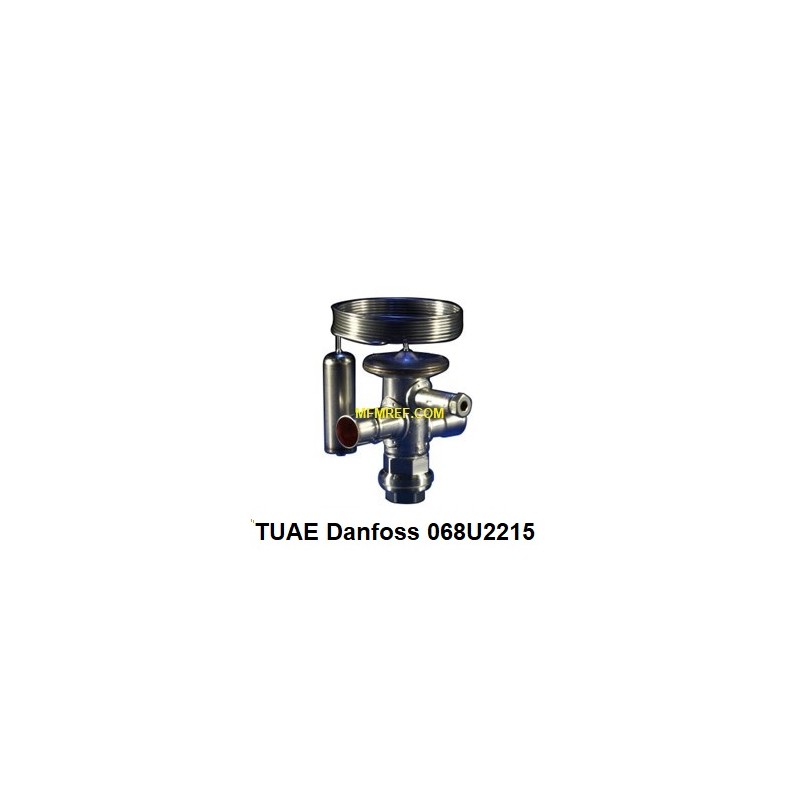 Danfoss TUAE R134a 3/8 x1/2 thermostatic expansion valve 068U2215