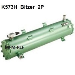 K573H-2P Bitzer water cooled condenser,heat exchanger hot gas