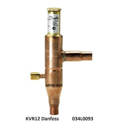 KVR12 Danfoss condenser pressure regulator 1/2". 034L0093