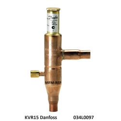 KVR15 Danfoss regulador de la presión del condensador 5/8". 034L0097