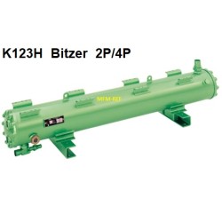 K123H-2P/4P Bitzer  water cooled condenser,heat exchanger hot gas