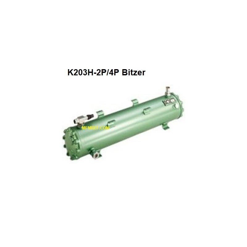 K203H-2P/4P Bitzer watergekoelde condensor / persgas warmtewisselaar