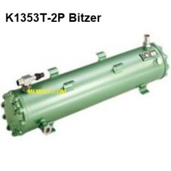 K1353T-2P Bitzer city water cooled condenser, heat exchanger hot gas