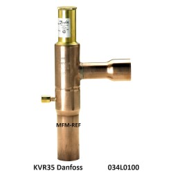 KVR35 Danfoss regulateur de pression de condenseur 35mm. 034L0100
