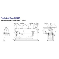 K2923T-2P Bitzer água de condensador/trocador calor resistente de gás