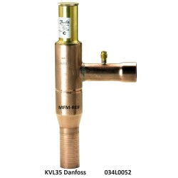 KVL35 Danfoss crankcase pressure regulators 35mm ODF. 034L0052