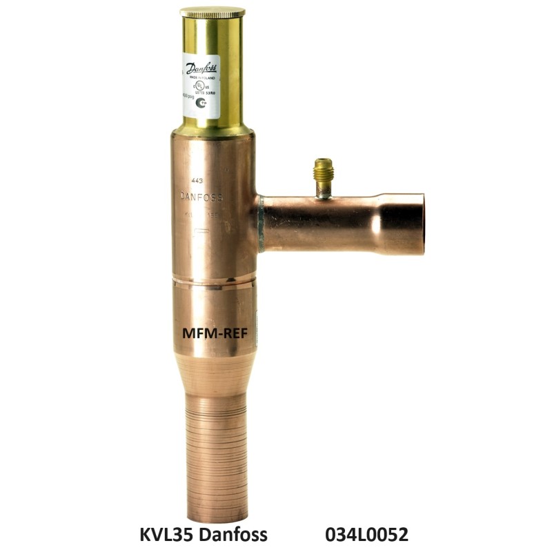 KVL35 Danfoss Regulador de presión en el cárter línea. 034L0052