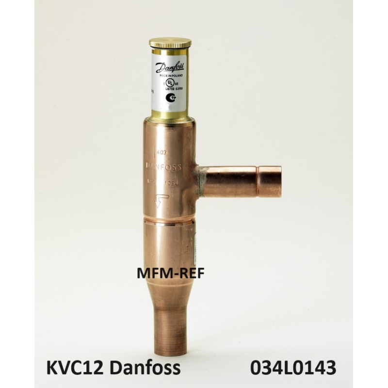KVC12 Danfoss capaciteitsregelaar 1/2" ODF. 034L0143