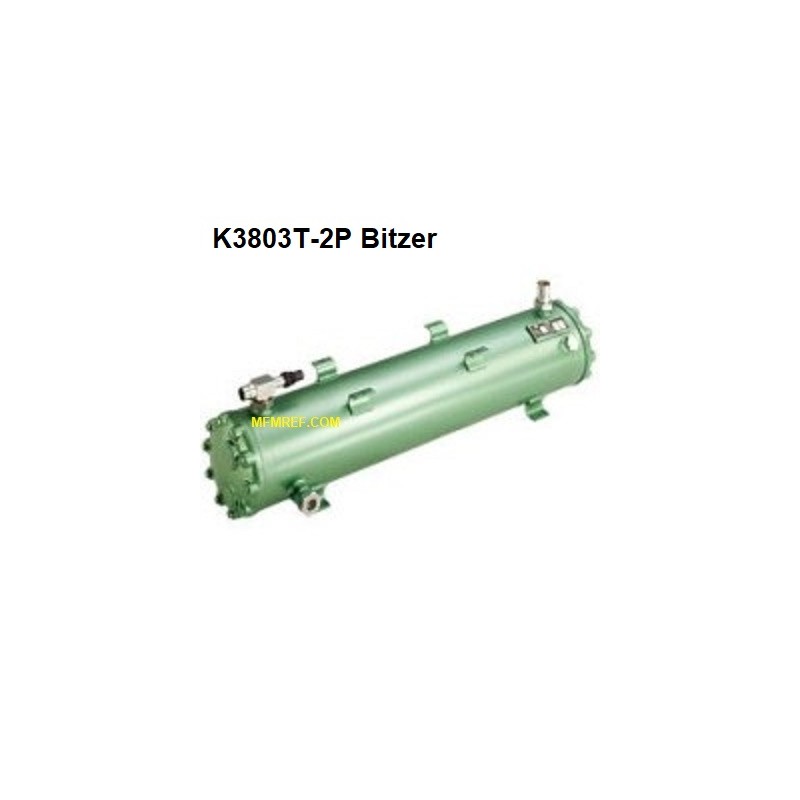 Bitzer intercambiador de calor condensador K3803T-2P por agua caliente gas