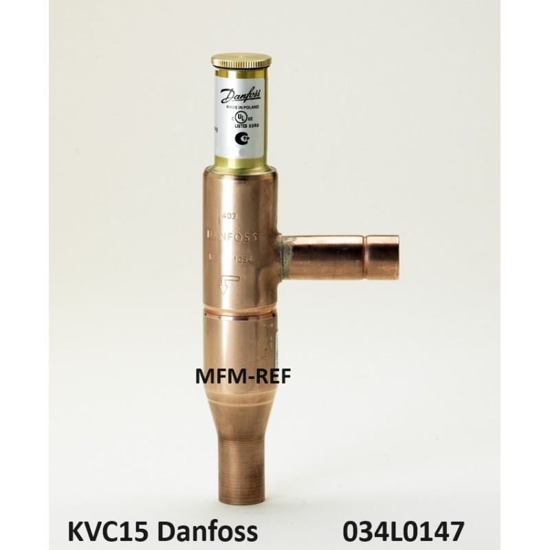 KVC15 Danfoss capaciteitsregelaar 5/8" ODF. 034L0147