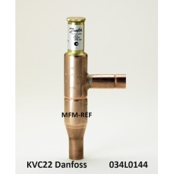 KVC22 Danfoss Regulador de capacidad 7/8" ODF. 034L0144