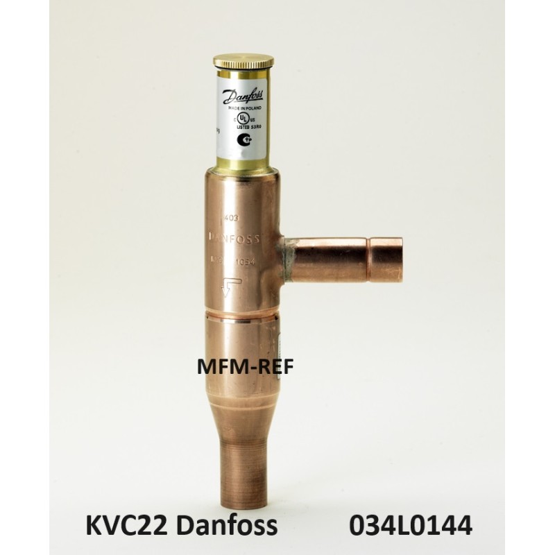 KVC22 Danfoss heißgasbypassregler Kupfer-Löt 7/8" ODF. 034L0144