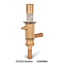 CPCE22 Danfoss régulateur de capacité 7/8ODF bypass gaz chaud 034N0084