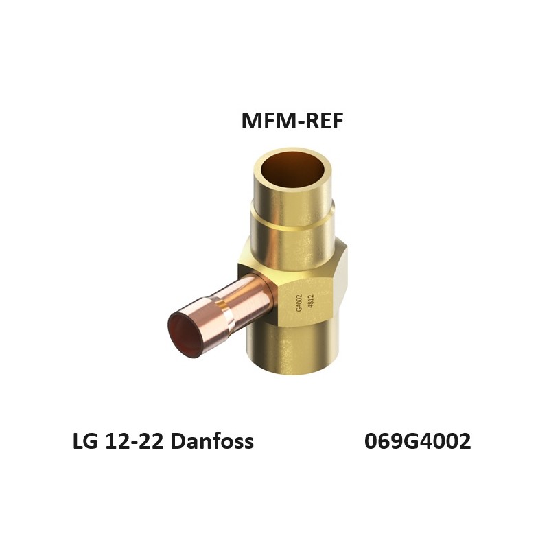 LG 12-22 Danfoss, Mixing liquid / gas LG copper solder Connections 7/8
