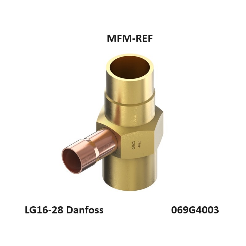 LG16-28 Danfoss,Mixing liquid / gas LG copper solder Connections 1.1/8