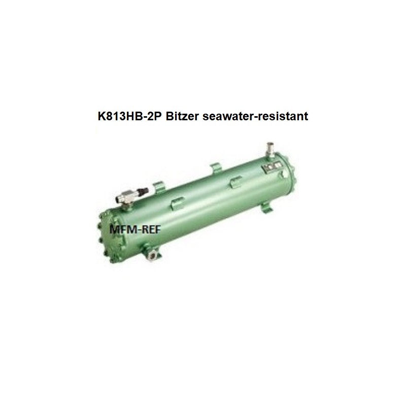 K813HB-2P Bitzer watercooled condenser/heat exchanger hot gas/seawater