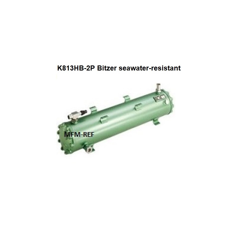 K813HB-2P Bitzer échangeur de condenseur/chaleur refroidi à l’eau chaude gaz
