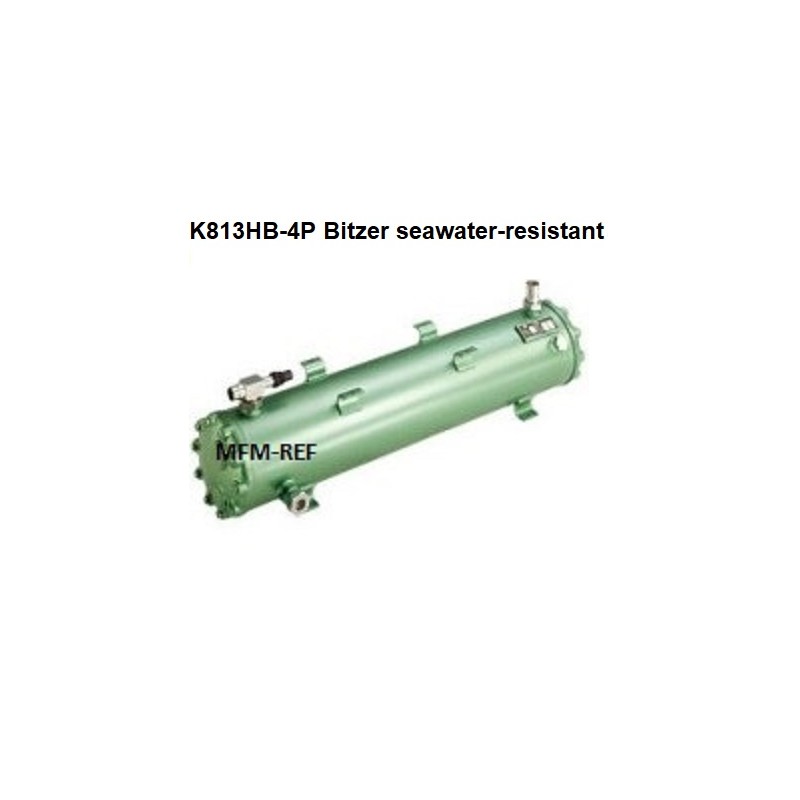 K813HB-4P Bitzer watergekoelde condensor persgas warmtewisselaar zeewater