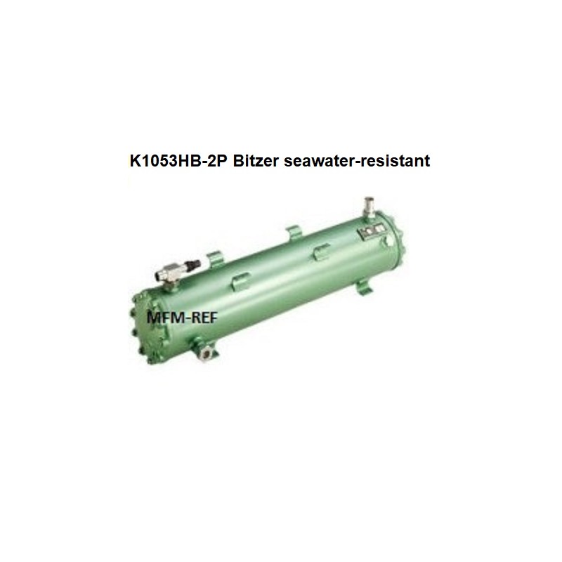 K1053HB-2P Bitzer intercambiador de calor condensador agua calientegas