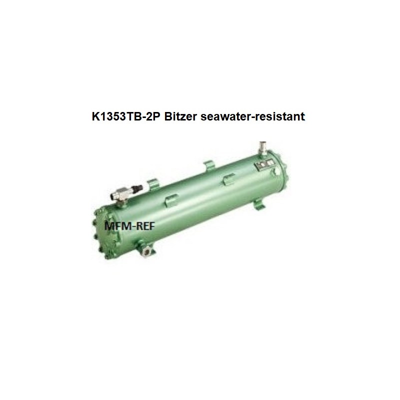 K1353TB-2P Bitzer intercambiador de calor condensador agua calientegas