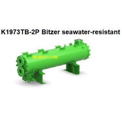 K1973TB 2P Bitzer watergekoeld condensor, persgas warmtewisselaar zee