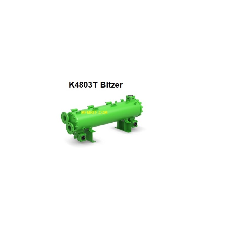 K4803T-4P Bitzer échangeur de condenseur haleur refroidi à l’eau chaude gaz