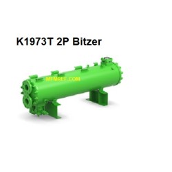 K1973T-2P Bitzer city water cooled condenser, heat exchanger hot gas