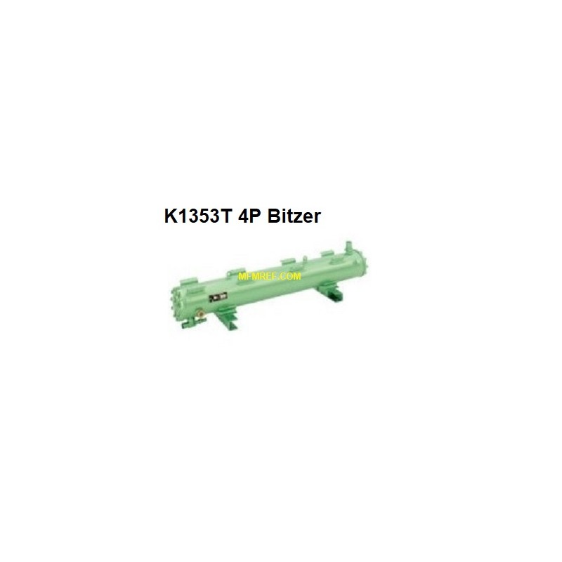 K1353T-4P Bitzer city water cooled condenser, heat exchanger hot gas