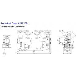K2923TB Bitzer scambiatore di calore condensatore raffreddato ad acqua 4P