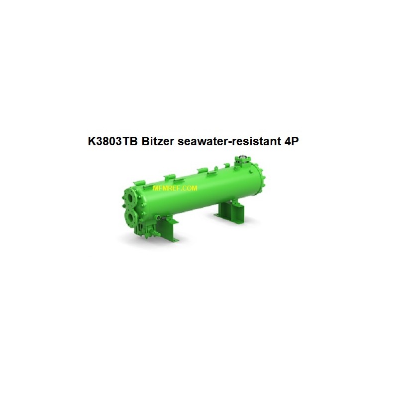 K3803TB Bitzer water-cooled condensing heat exchanger hot gas 4P