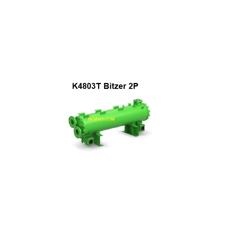 K4803T-2P Bitzer city water cooled condenser heat exchanger hot gas