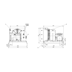 LH44E/2GES-2Y-40S Bitzer luchtgekoelde aggregaat 400V-3-50Hz Y