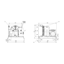 LH44E/2FES-2Y-40S Bitzer luchtgekoelde aggregaat 400V-3-50Hz Y