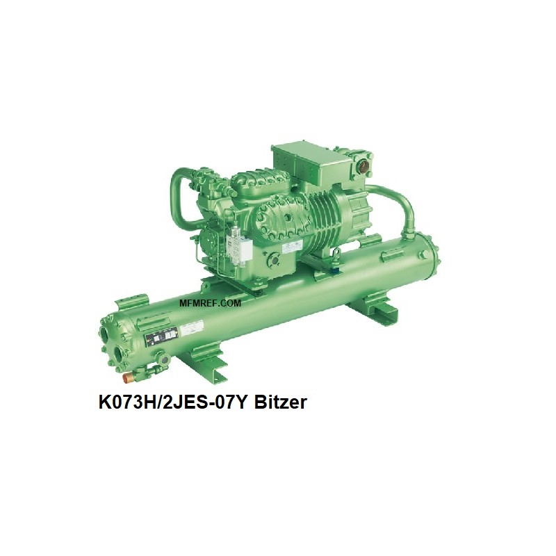 K073H/2JES-07Y Bitzer  unidad condensadora semihermético refrigerado por agua