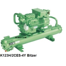 K123H/2CES-4Y Bitzer agregado refrigerados por agua  para la refrigeración
