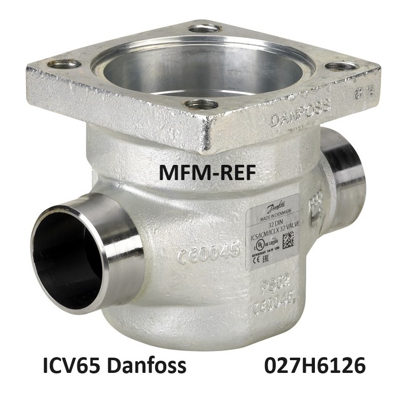 ICS65 Danfoss housing Servo-controlled pressure regulator 3". 027H6126