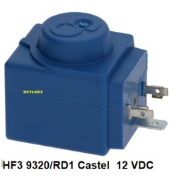 HF3 9320/RD1 Castel solenoid coil 12 VDC for all NC R744 solenoid valves HF3