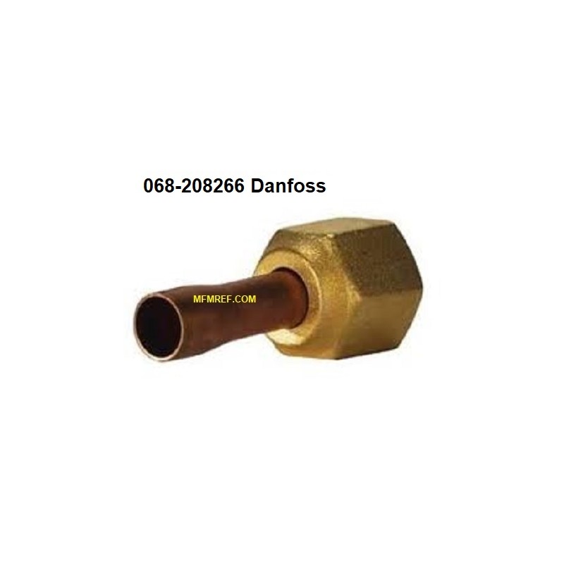 adaptador Danfoss T2/TE2 abocardar x 1/4" ODF Soldar 068-208266