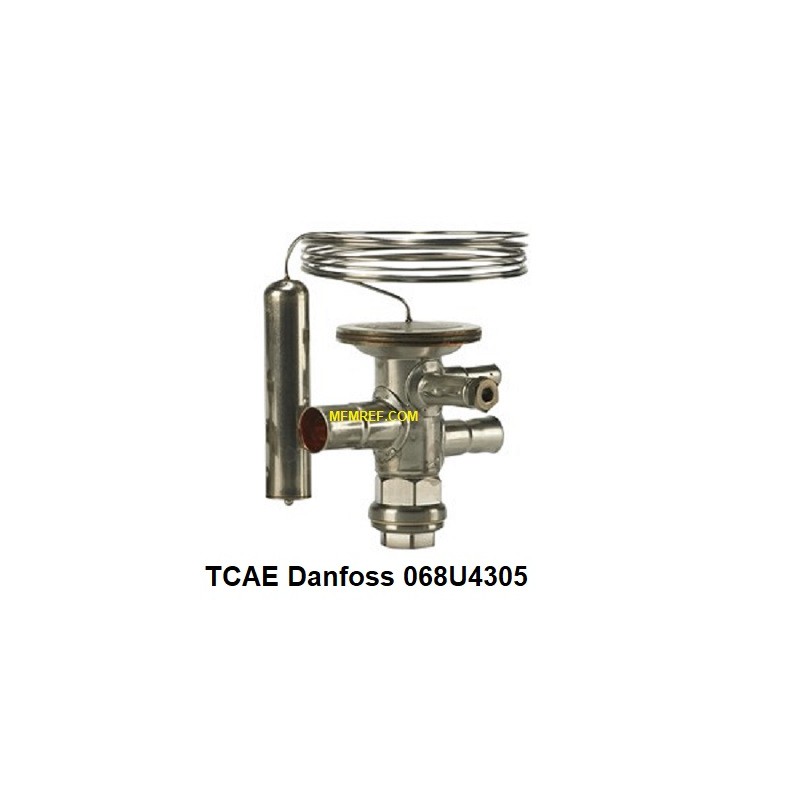 TCAE Danfoss R404A-R507 1/2x5/8 thermostatic expansion valve 068U4305